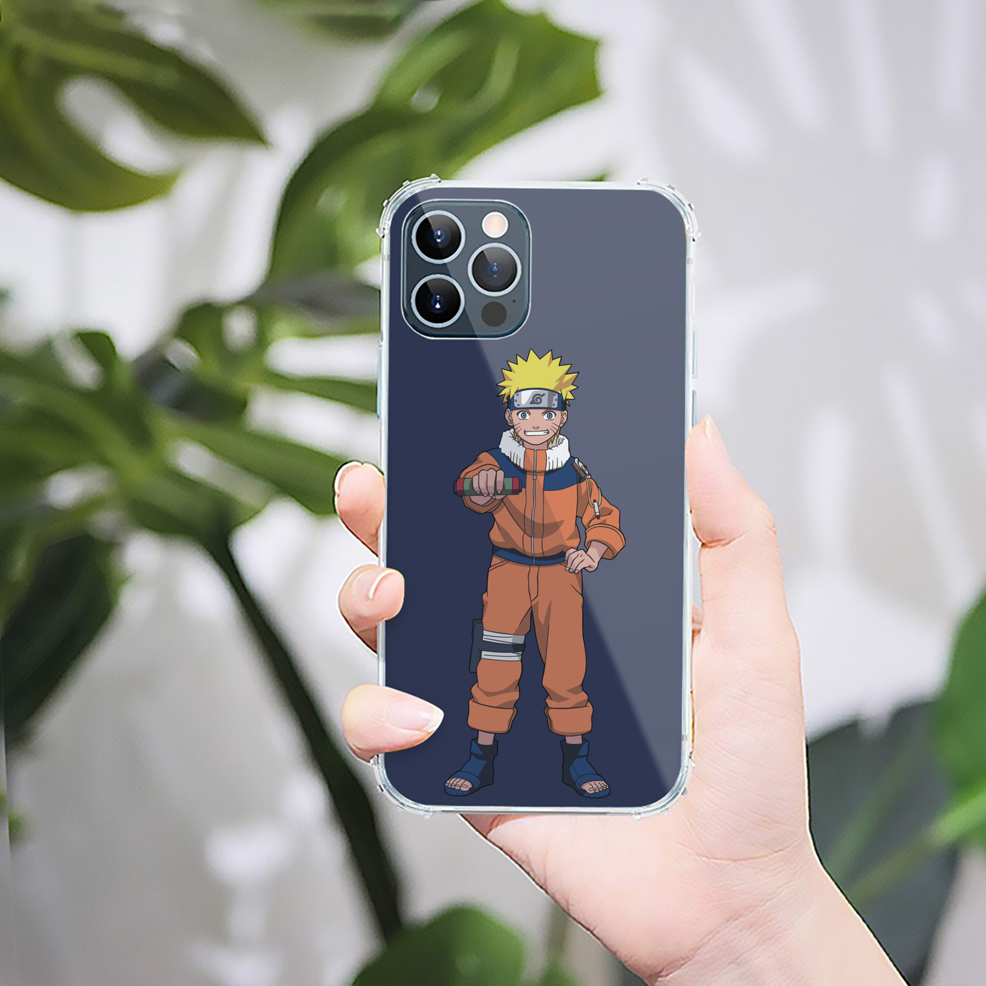 （画像用） NARUTO -ナルト- うずまき ナルト Uzumaki Naruto 【iPhone 12シリーズ対応】透明スマホケース（クリアソフトケース）
